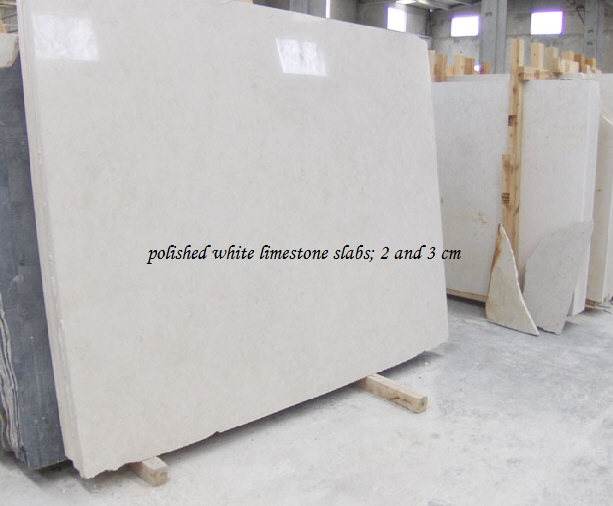 honed white limestone tiles