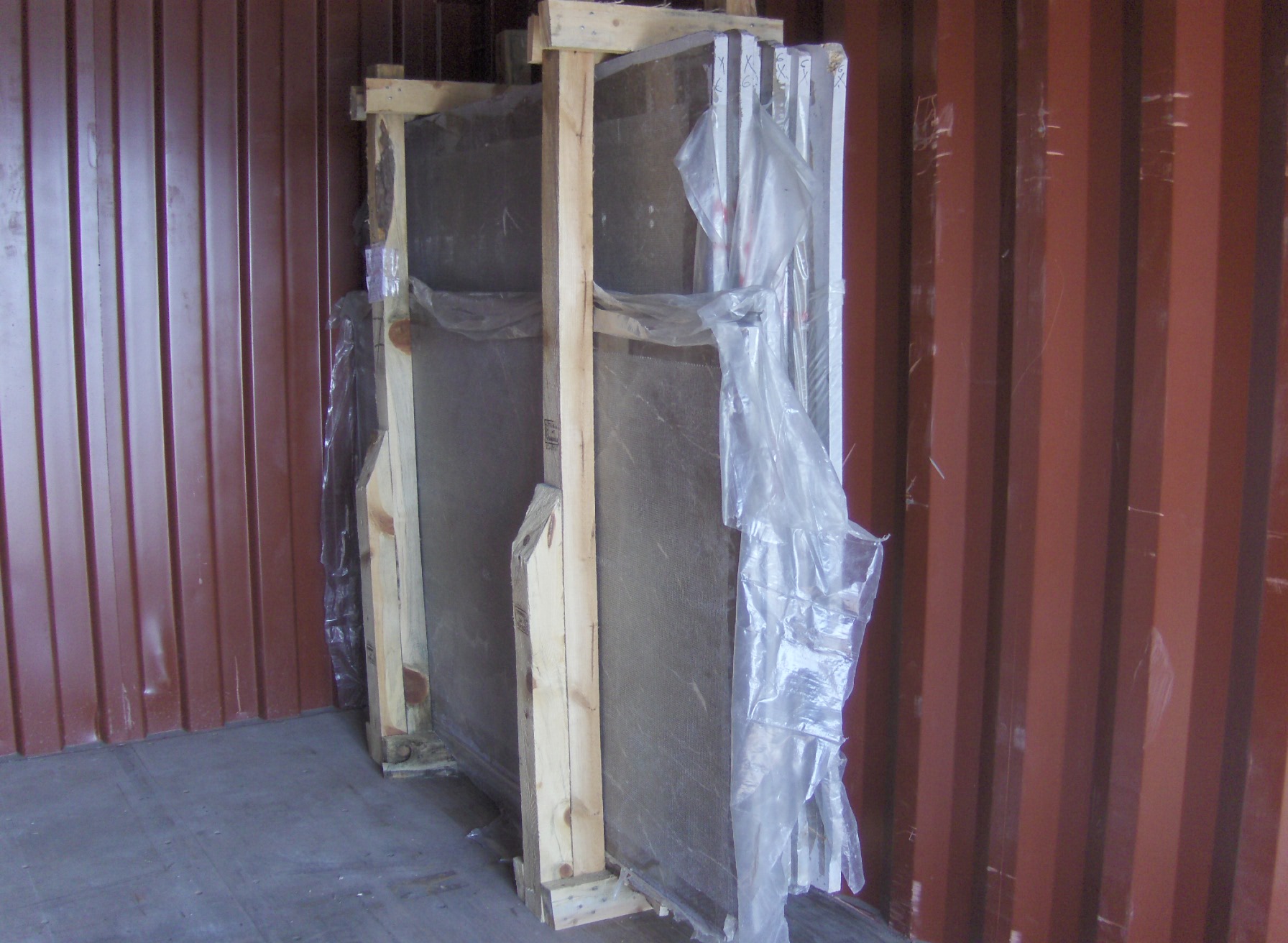 loading travertine slabs with air cushions