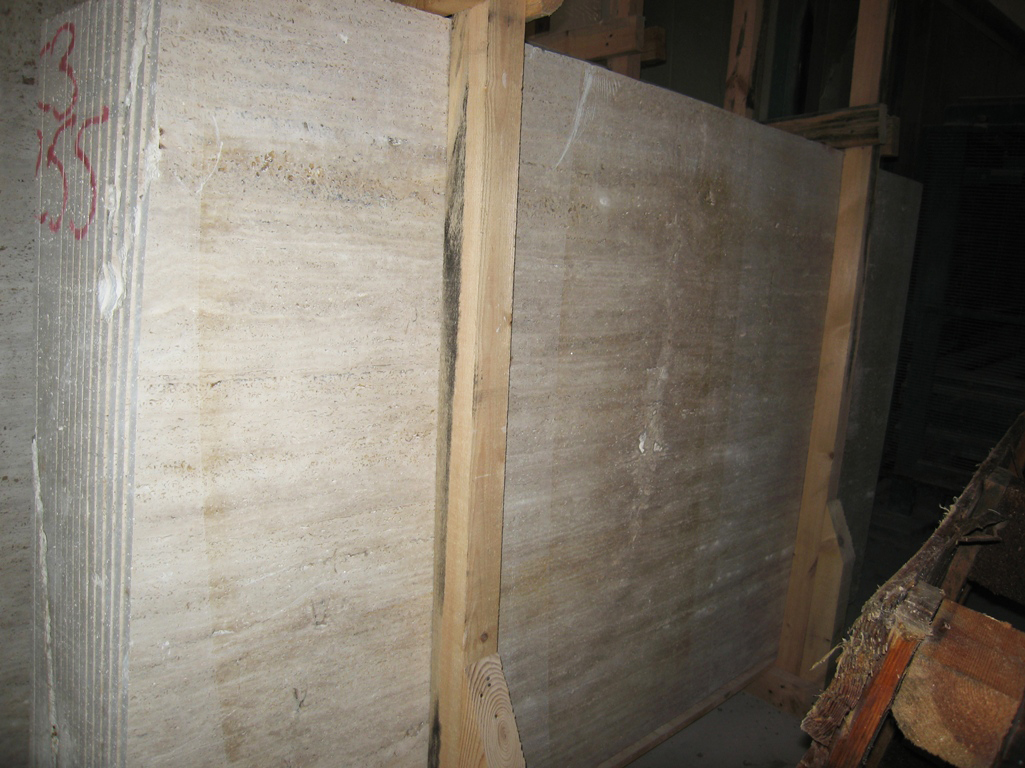 turco classico travertine vein cut slabs