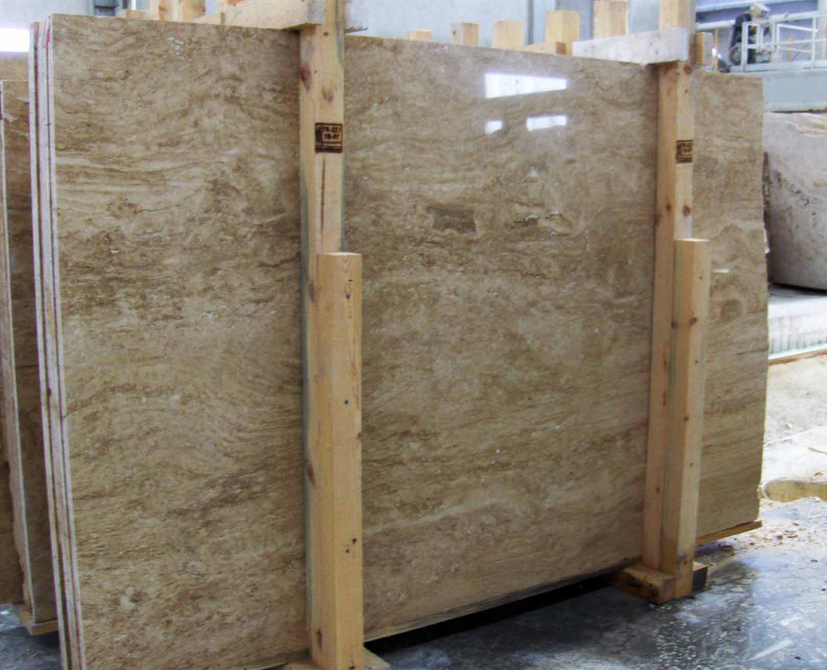 walnut travertine slabs