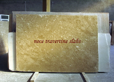 noce travertine slabs