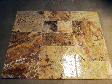 tumbled scabas pavers