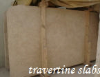 travertine slabs