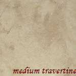 medium travertine