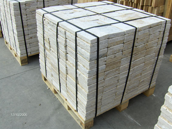 honed & chiselled edge ivory pavers