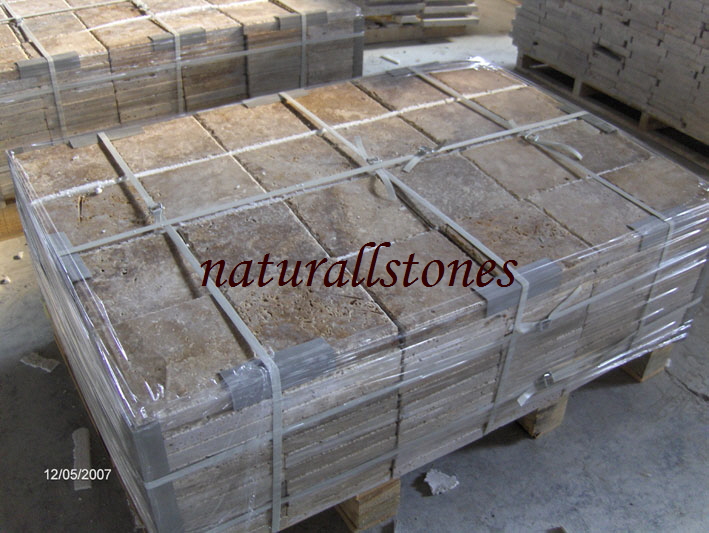 honed & chiselled edge ivory pavers