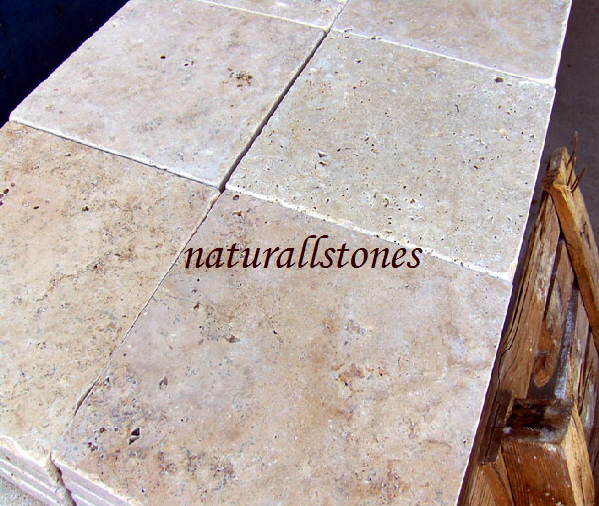 honed & chiselled edge ivory pavers