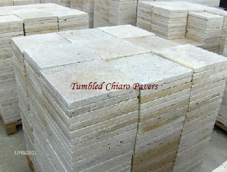 TUMBLED CHIARO PAVERS