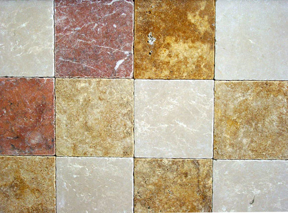 tumbled marble tiles