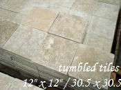 tumbled travertine