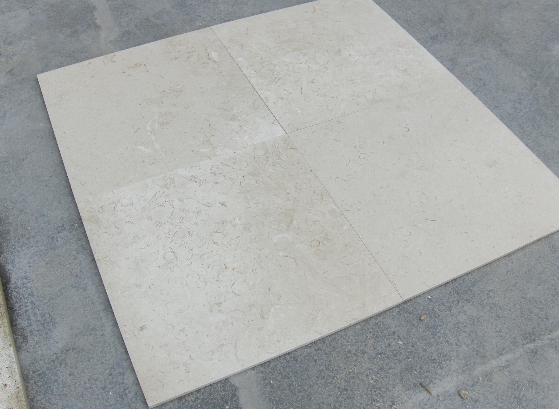 honed white limestone tiles