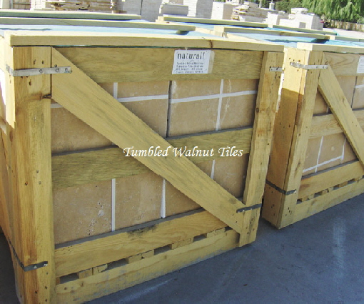 Tumbled Walnut Pavers