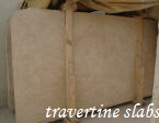 travertine slabs