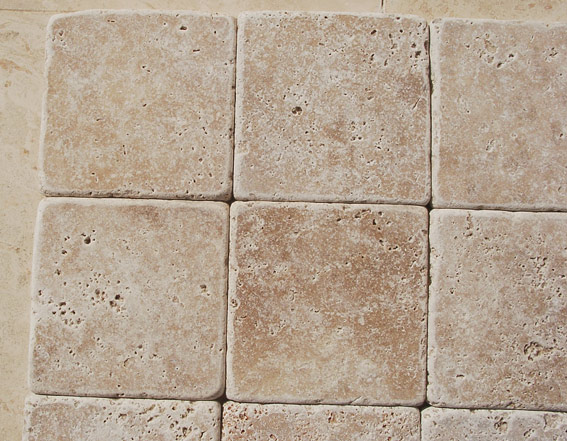 Travertine tumbled