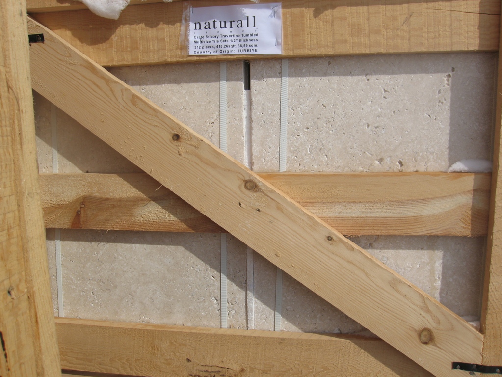 Travertine tumbled