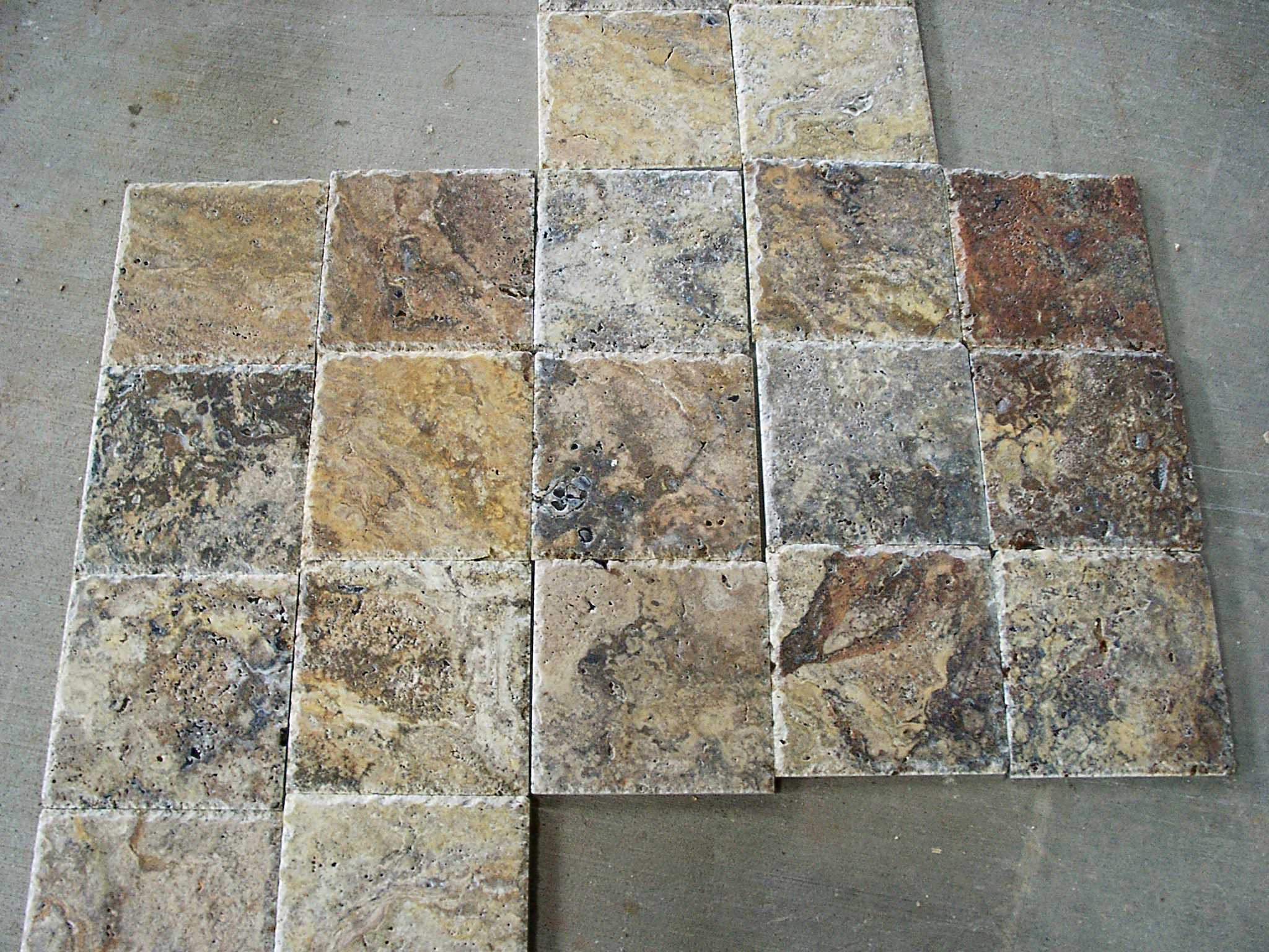 Honed & Filled Ivory Tiles